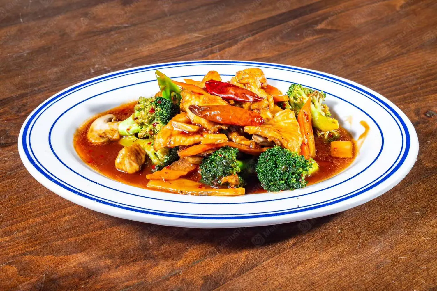 Kung Pao Chicken at Lee’s Hunan Chinese Restaurant in Aberdeen