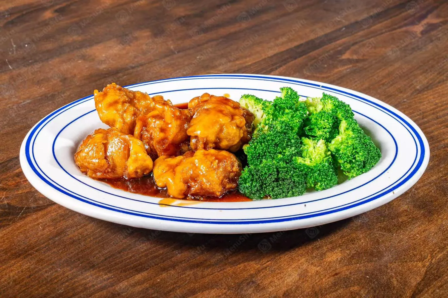 Orange Chicken at Lee’s Hunan Chinese Restaurant in Aberdeen